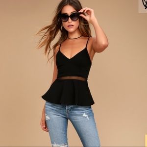 Lulu’s Peplum Top